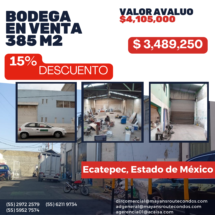 R2 EDO ACA 76 BODEGA INDUSTRIAL CON OFICINAS VALLE DE ARAGÓN EDO DE MEXICO